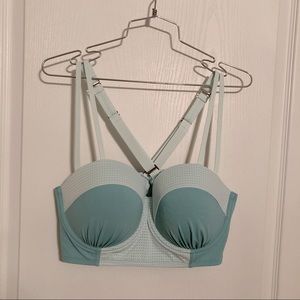 CALIA Plus Long Line Bralette Bikini Top 40DD